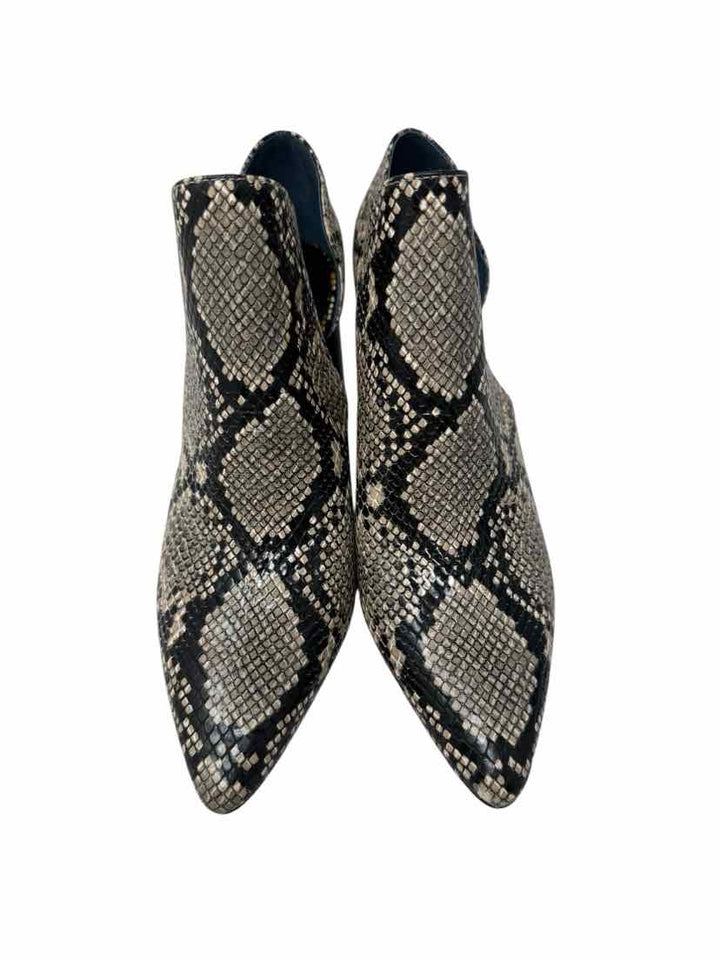Shoe Size 9 CHARLES DAVID Brown Print Boots