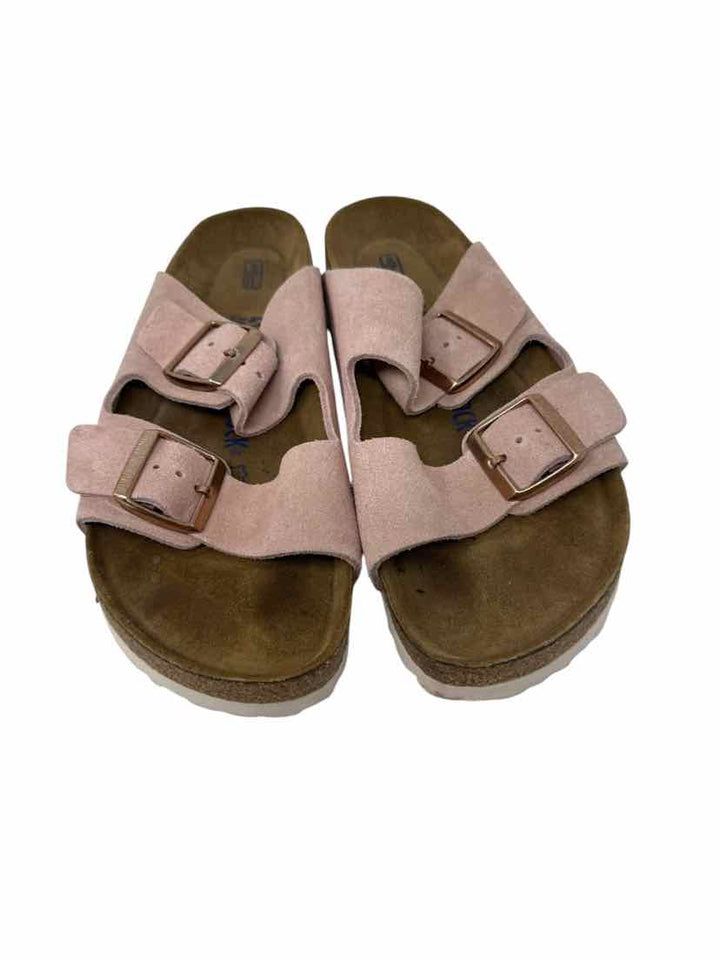 Shoe Size 41 Birkenstock Pink Suede Sandals