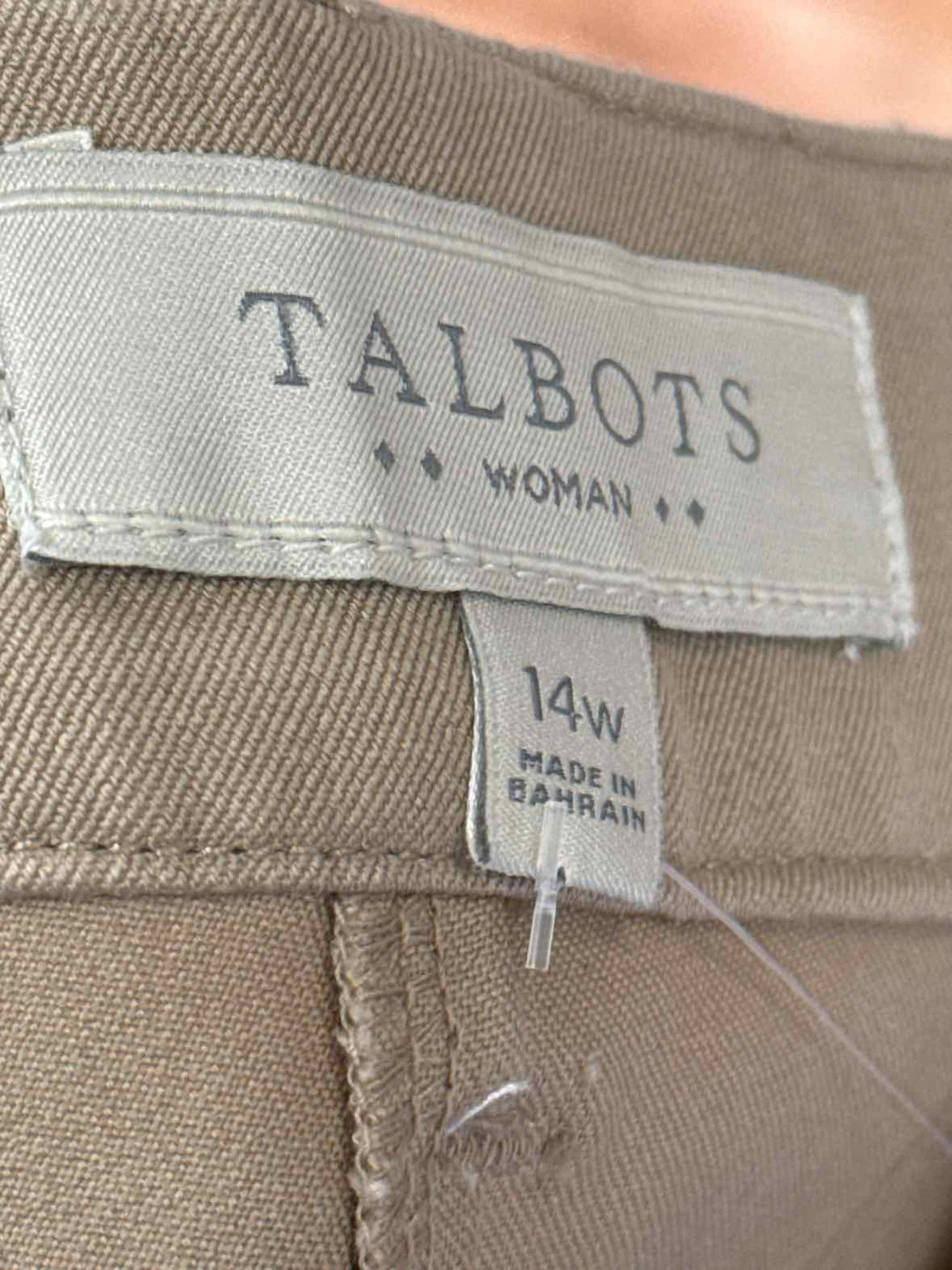 Size 14 Talbots Tan Pants