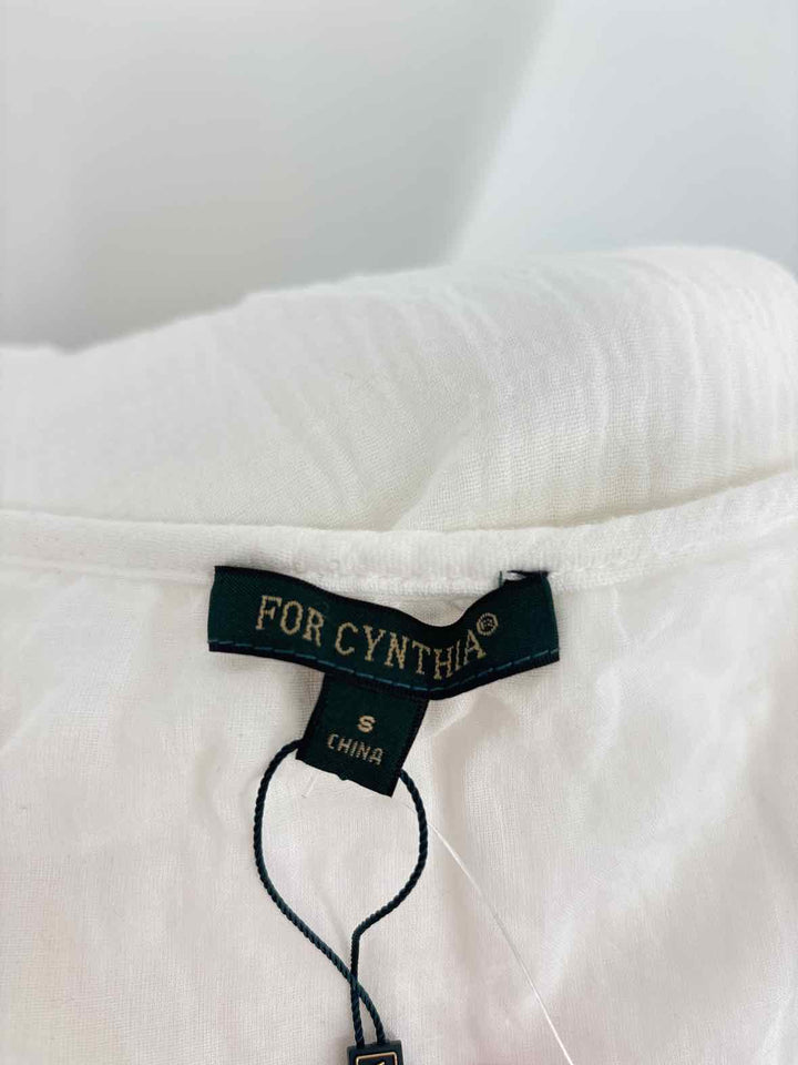 Size S FOR CYNTHIA White Dress