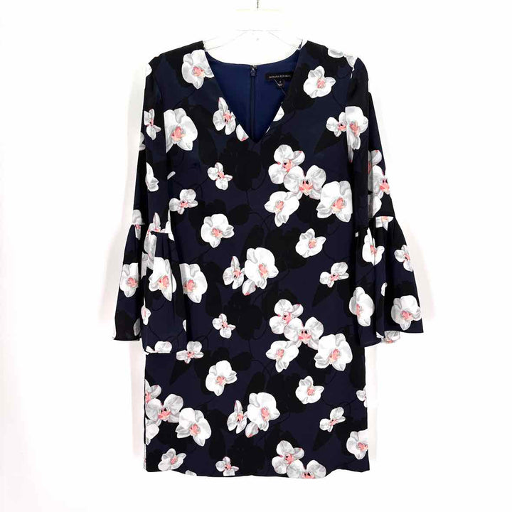 Size 4 Banana Republic Navy Print Dress