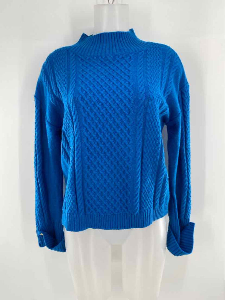 Size M Talbots Teal Knit Sweater