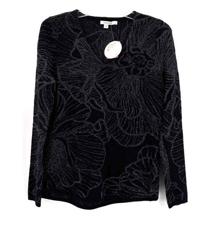 Size M Chico's Black Knit Sweater