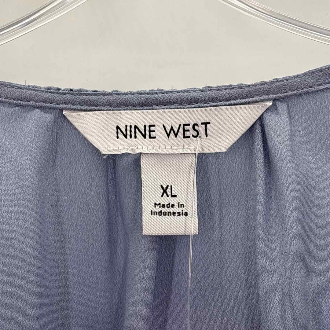 Size XL Nine West Blue Shirt