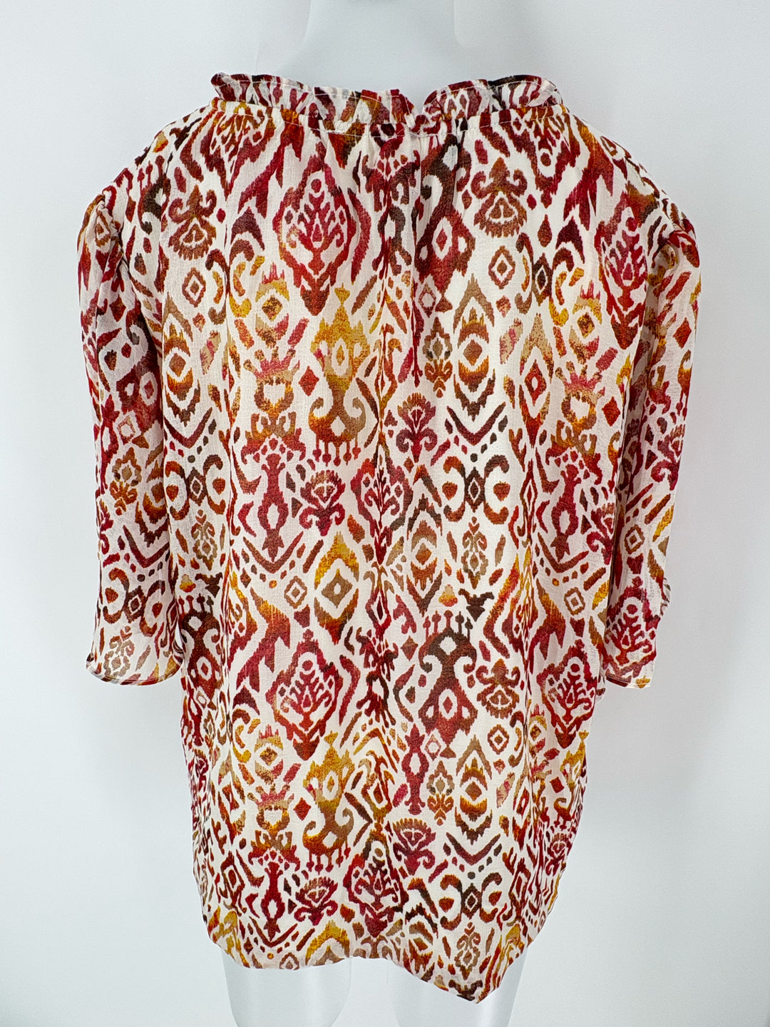 Size 2X ORANGE PRINT Shirt