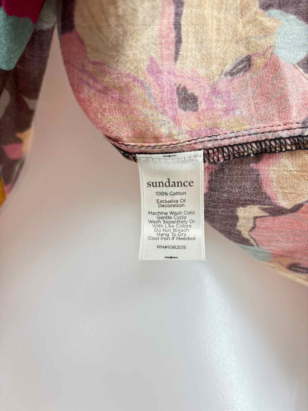 Size M sundance ORANGE PRINT Shirt