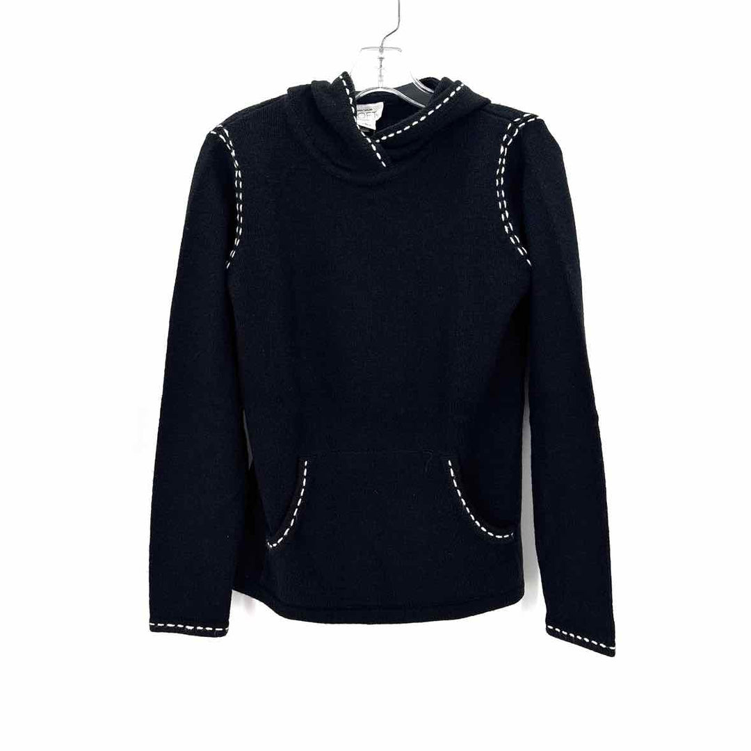 Size M LOFT Black Knit Wool Sweater