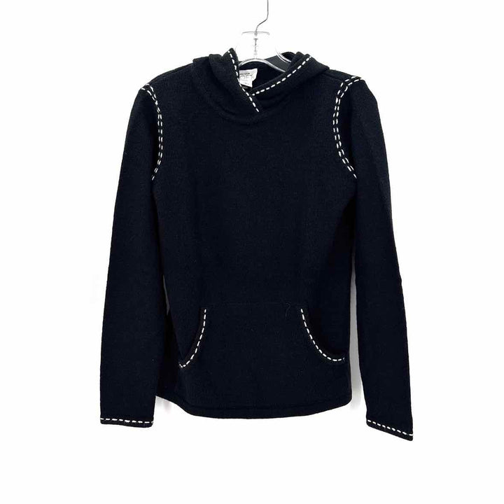 Size M LOFT Black Knit Wool Sweater