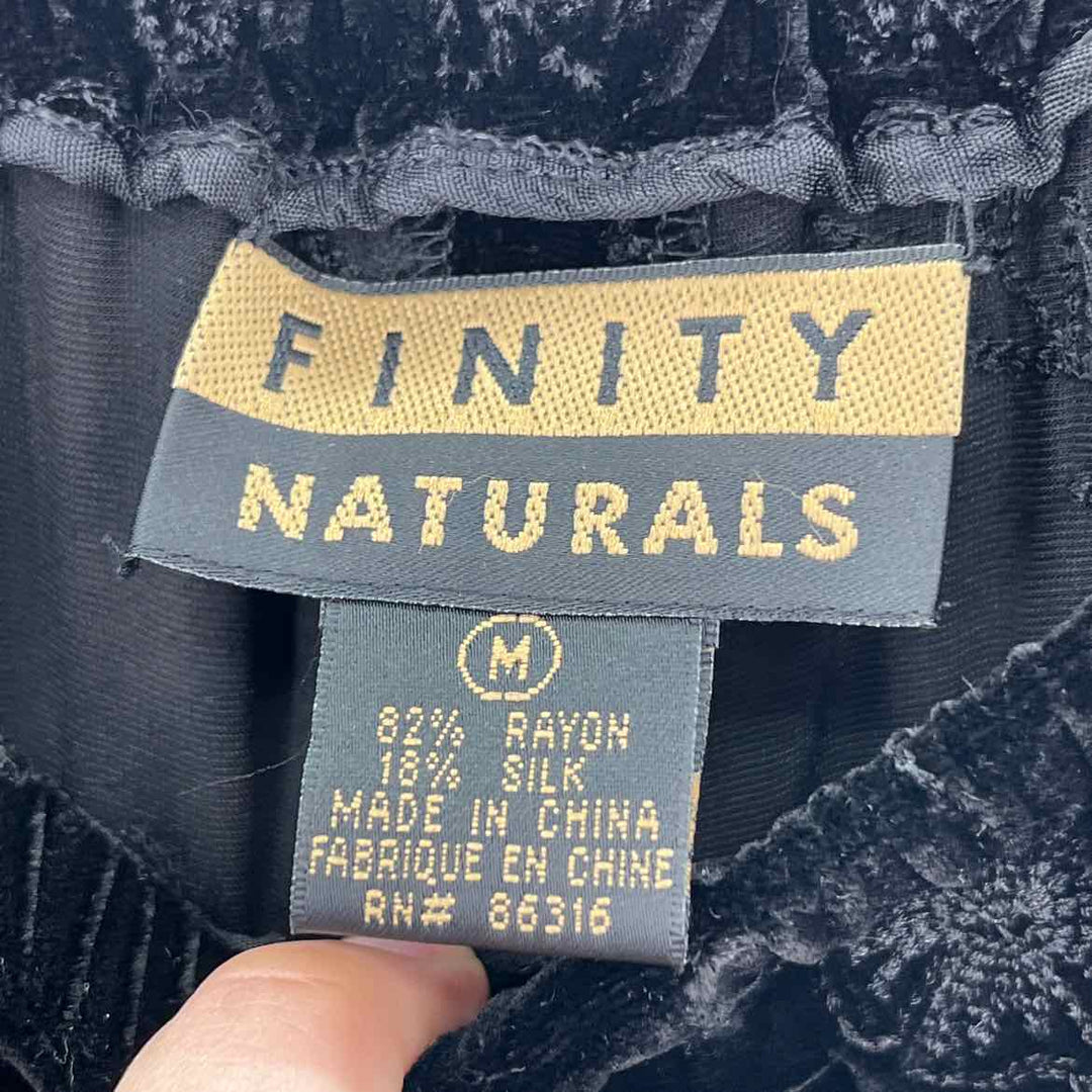 Size M Black Velour Pants