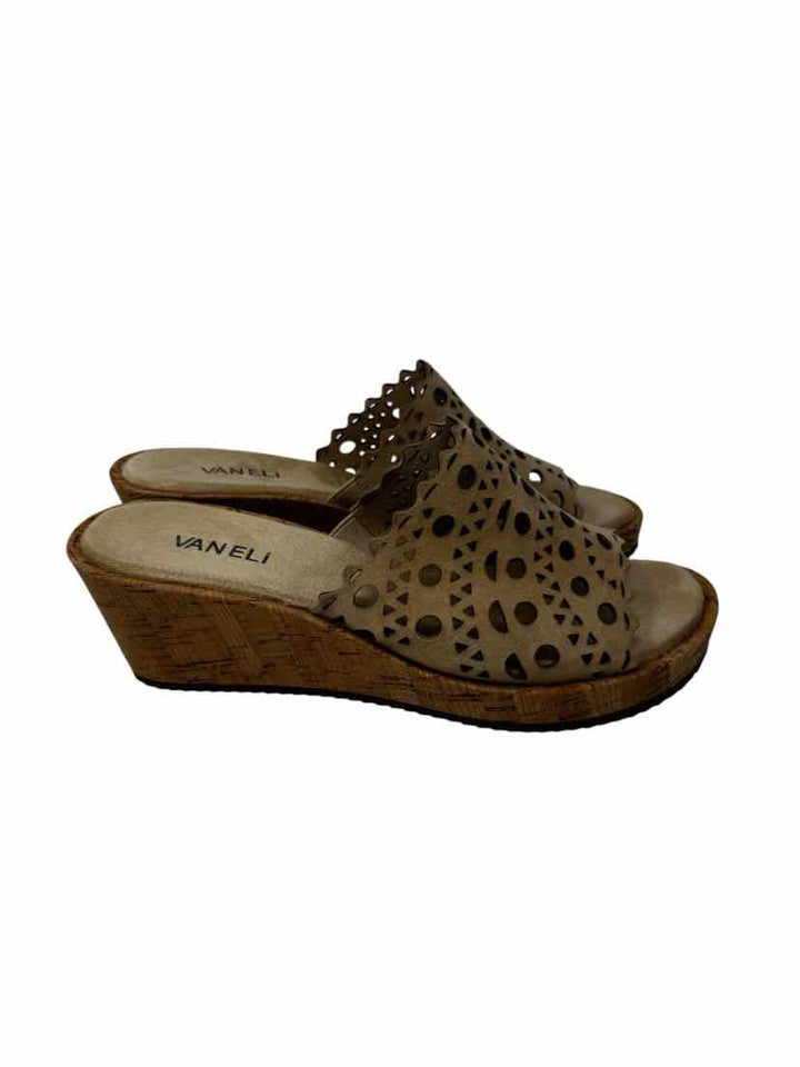 Shoe Size 8 VAN ELI Tan Sandals