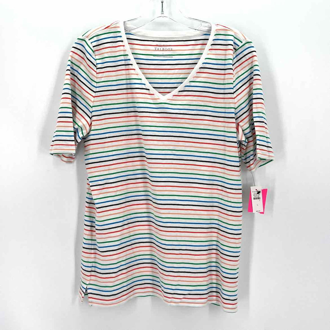 Size L Talbots Multi-Color Shirt