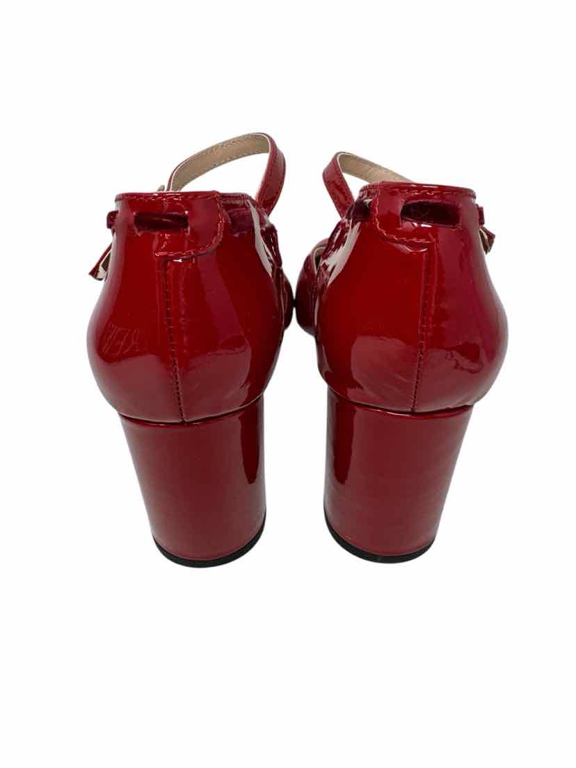 Shoe Size 7.5 J Crew Red PATENT Pumps