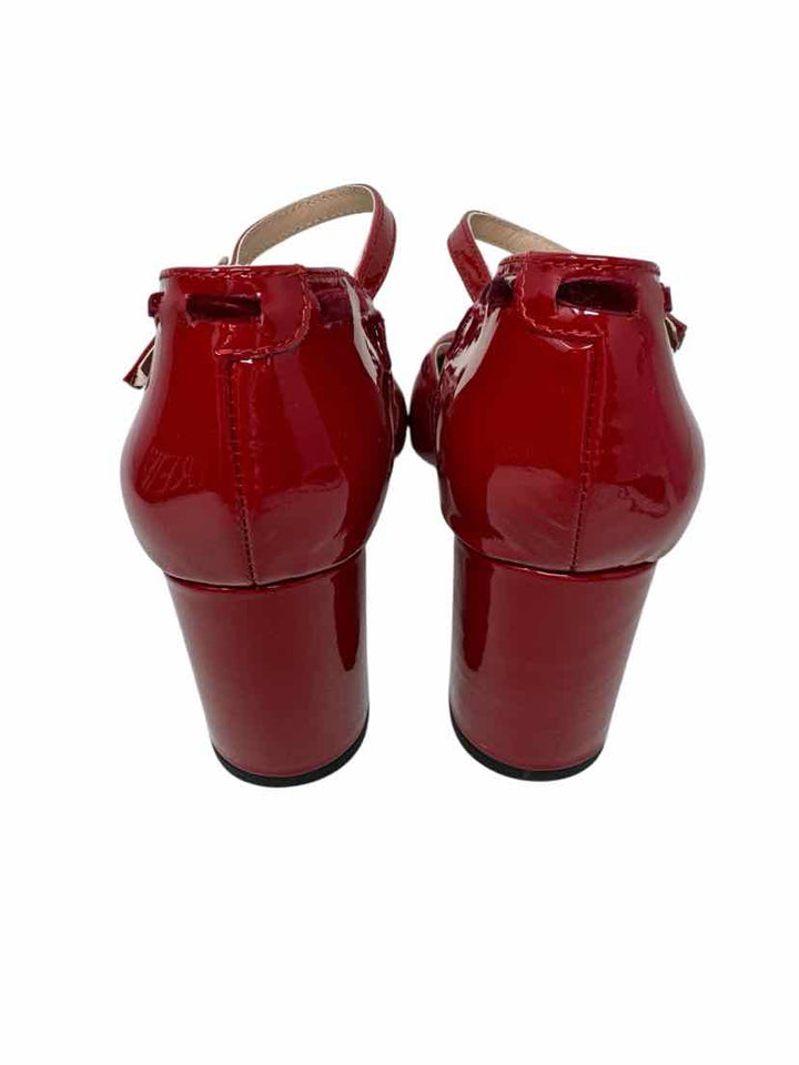 Shoe Size 7.5 J Crew Red PATENT Pumps