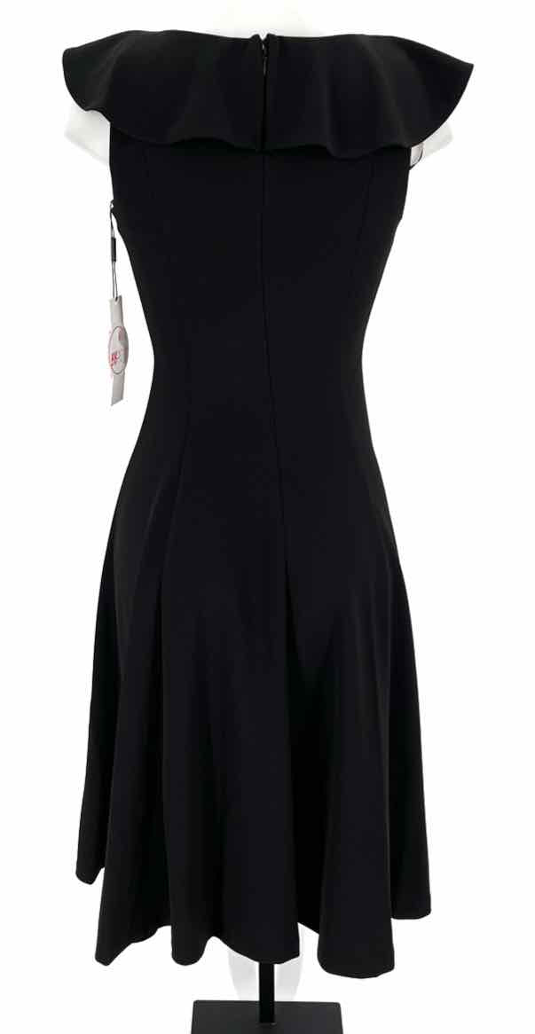 Size 2 Calvin Klein Black Dress