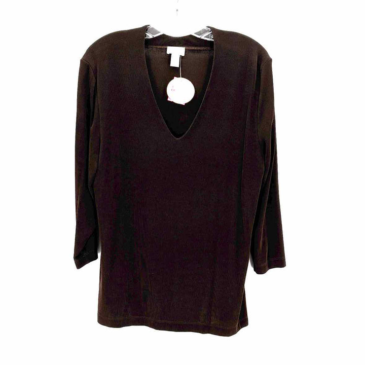 Size L Chico's Brown Shirt