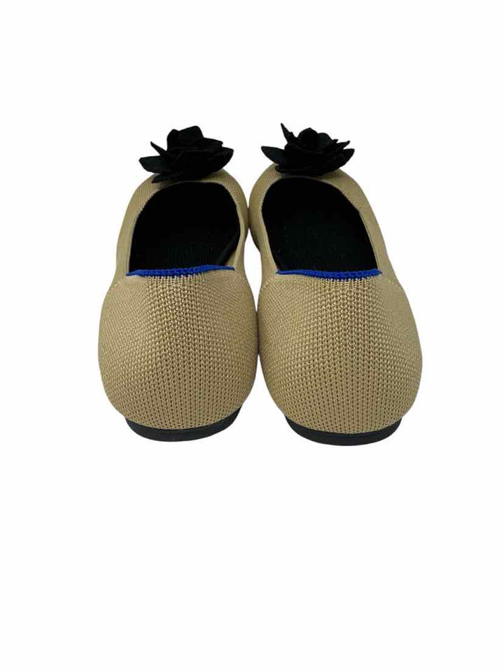 Shoe Size 9.5 ROTHY'S Tan Knit Flats