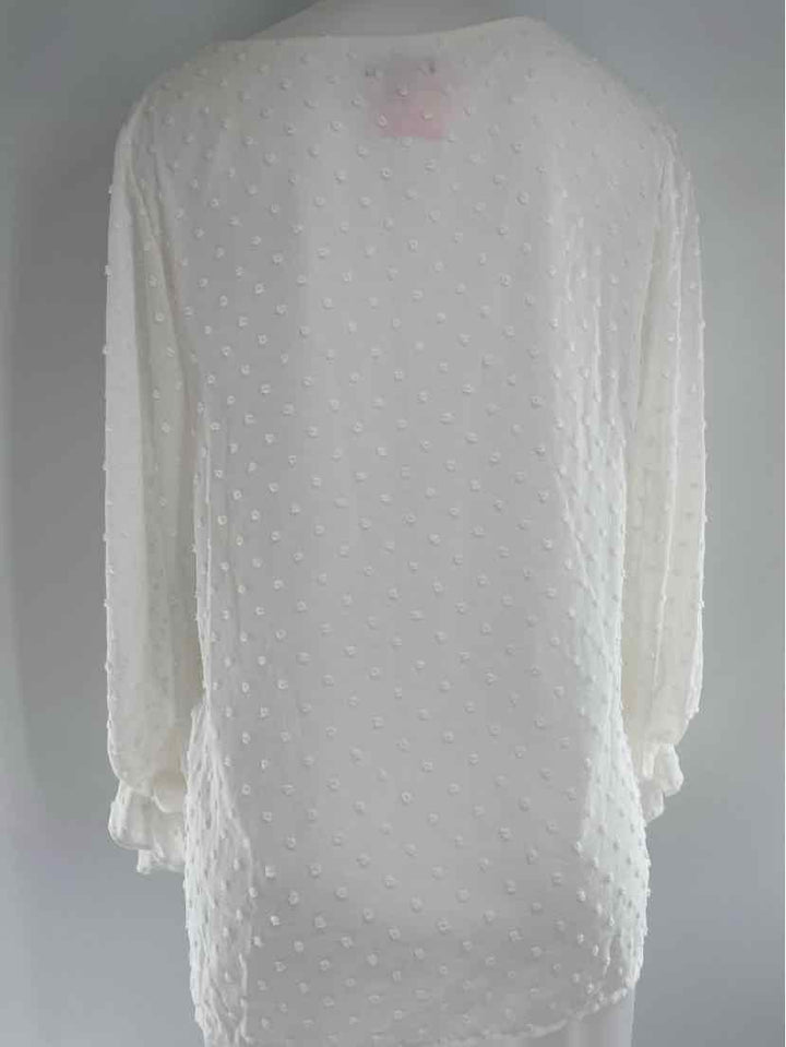 Size L Vince Camuto White Shirt