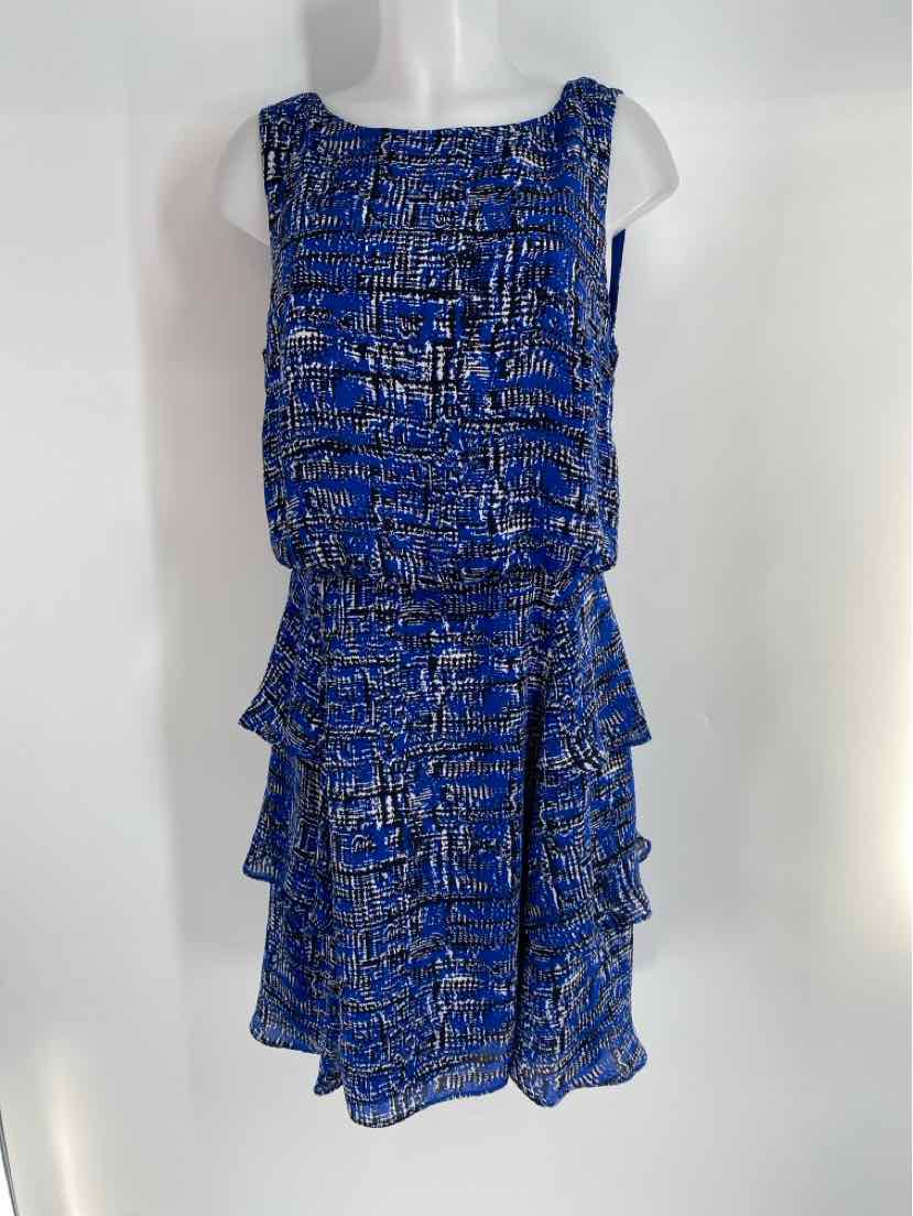 Size 14 Banana Republic Blue Print Dress