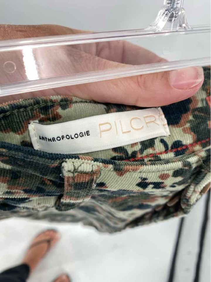 Size 28 Pilcro & the Letterpress Olive Corduroy Pants