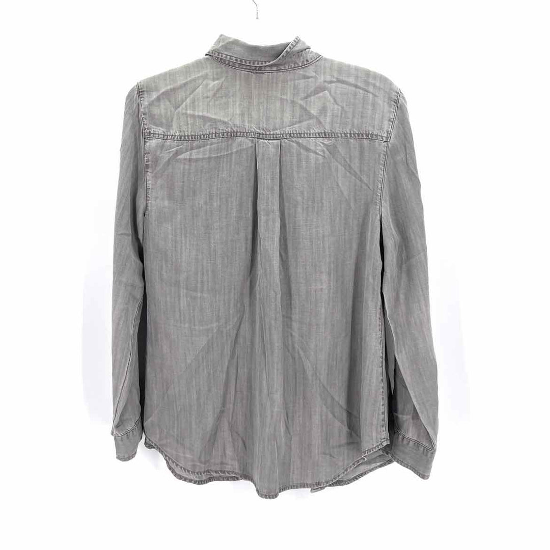 Size M Chico's Gray Tencel Shirt