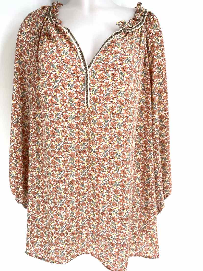 Size 2X MAX STUDIO Burgundy Shirt