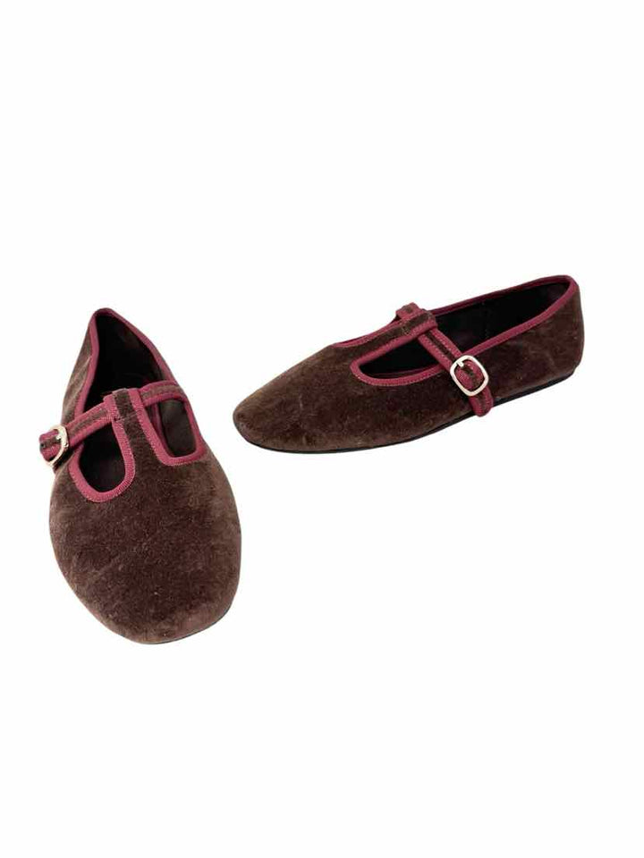 Shoe Size 38 Brown Flats