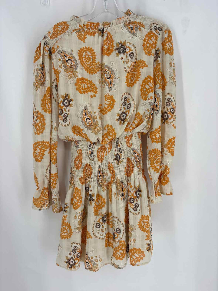 Size S ORANGE PRINT Dress