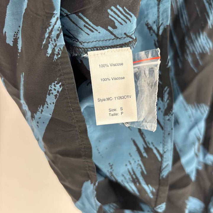 Size S ELAN Blue Print Shirt
