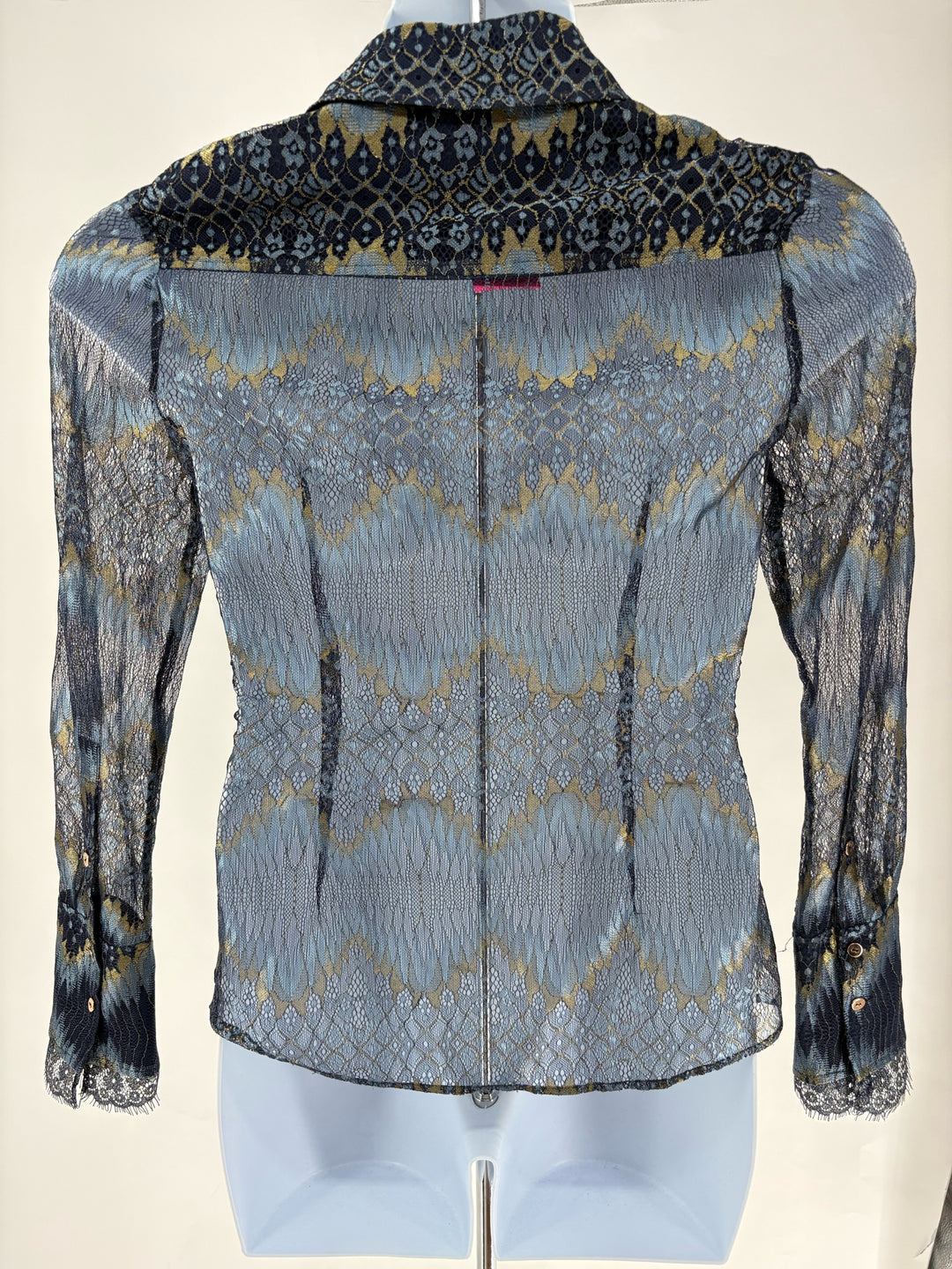 Size S Ramy Brook Blue Lace Shirt