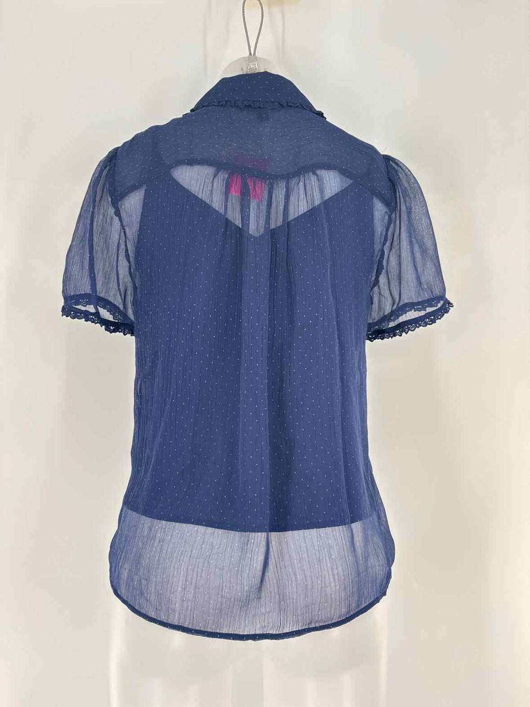 Size 8 J Crew Navy Shirt