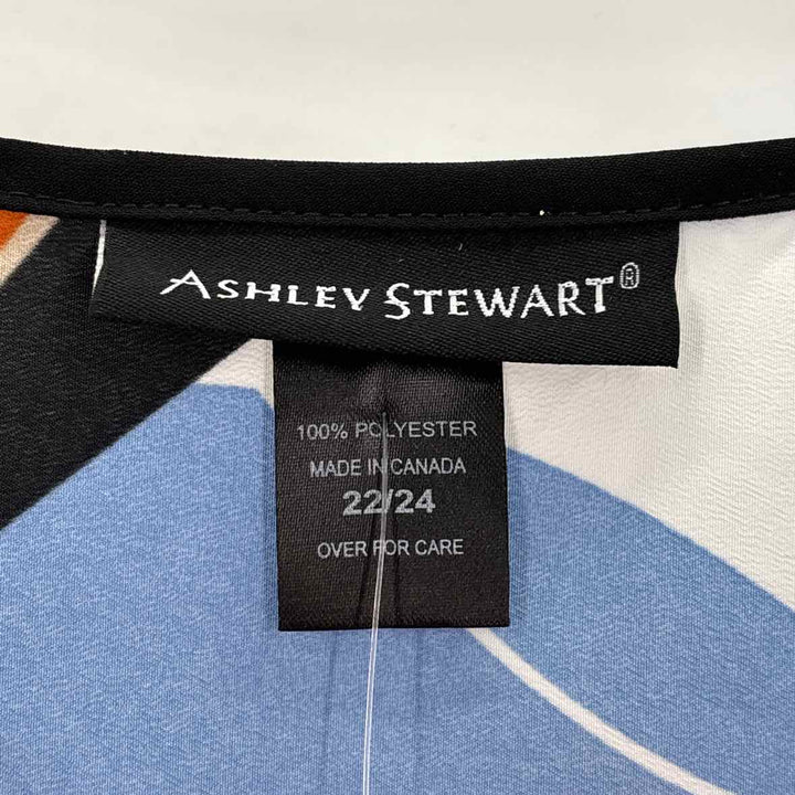 Size 22 Ashley Stewart Multi-Color Shirt