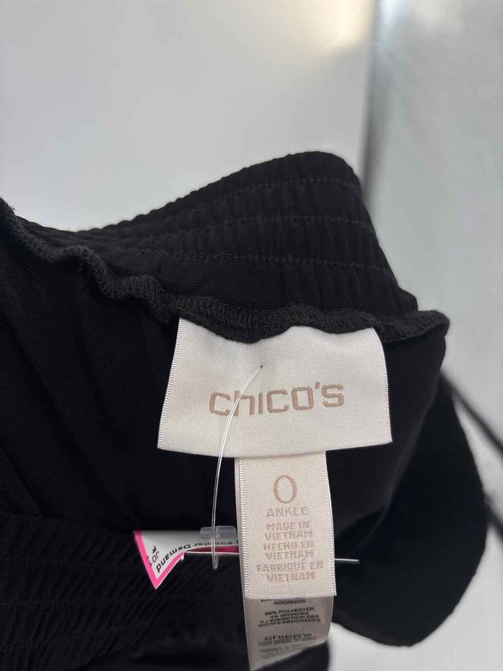 Size S Chico's Black Pants