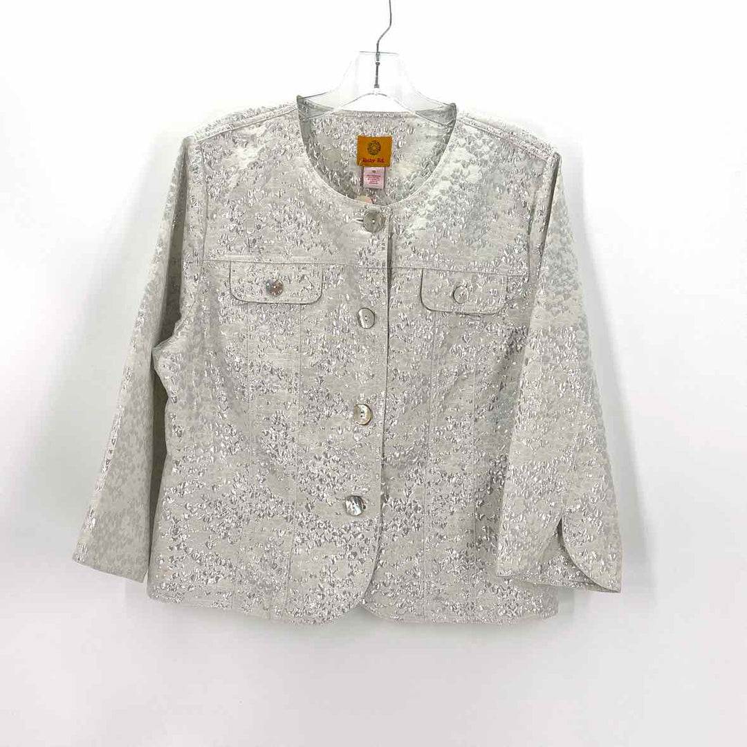 Size 10 Ruby Rd Silver Jacket