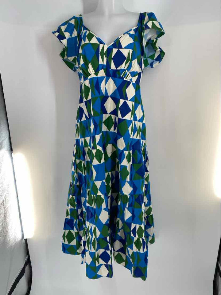Size M FARM RIO Blue Dress