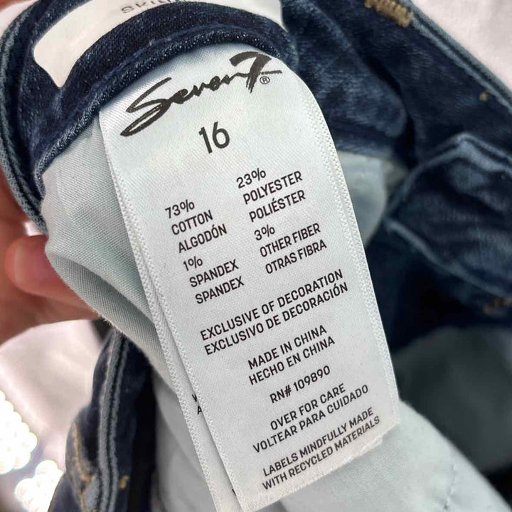 Size 16 7 for all Mankind Denim Pants