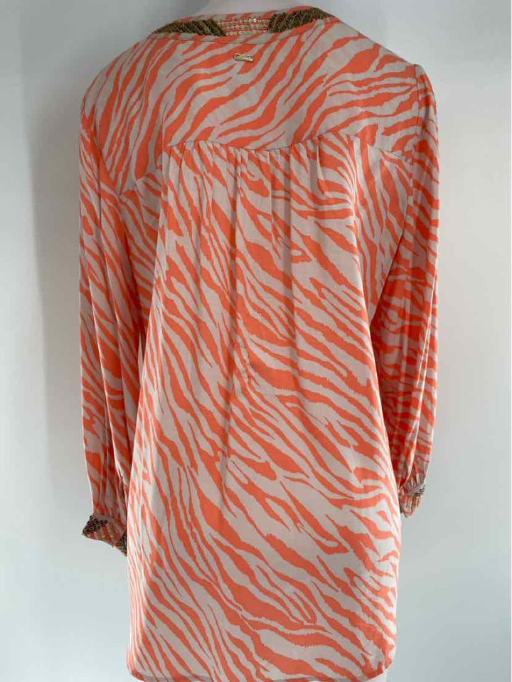 Size L Chico's Peach Shirt