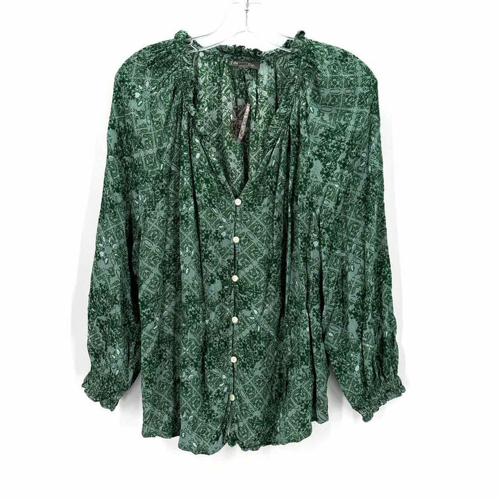 Size L Style & Co Green Shirt