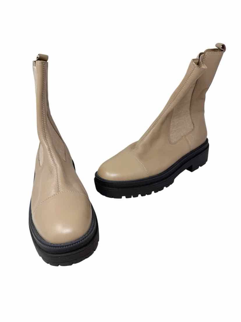 Shoe Size 11 Sam Edeleman Tan Leather Boots