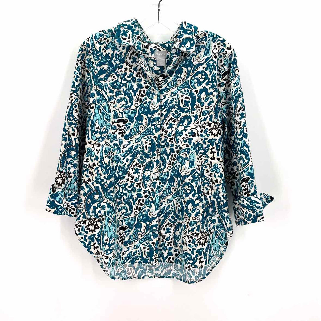 Size S Chico's Teal Shirt