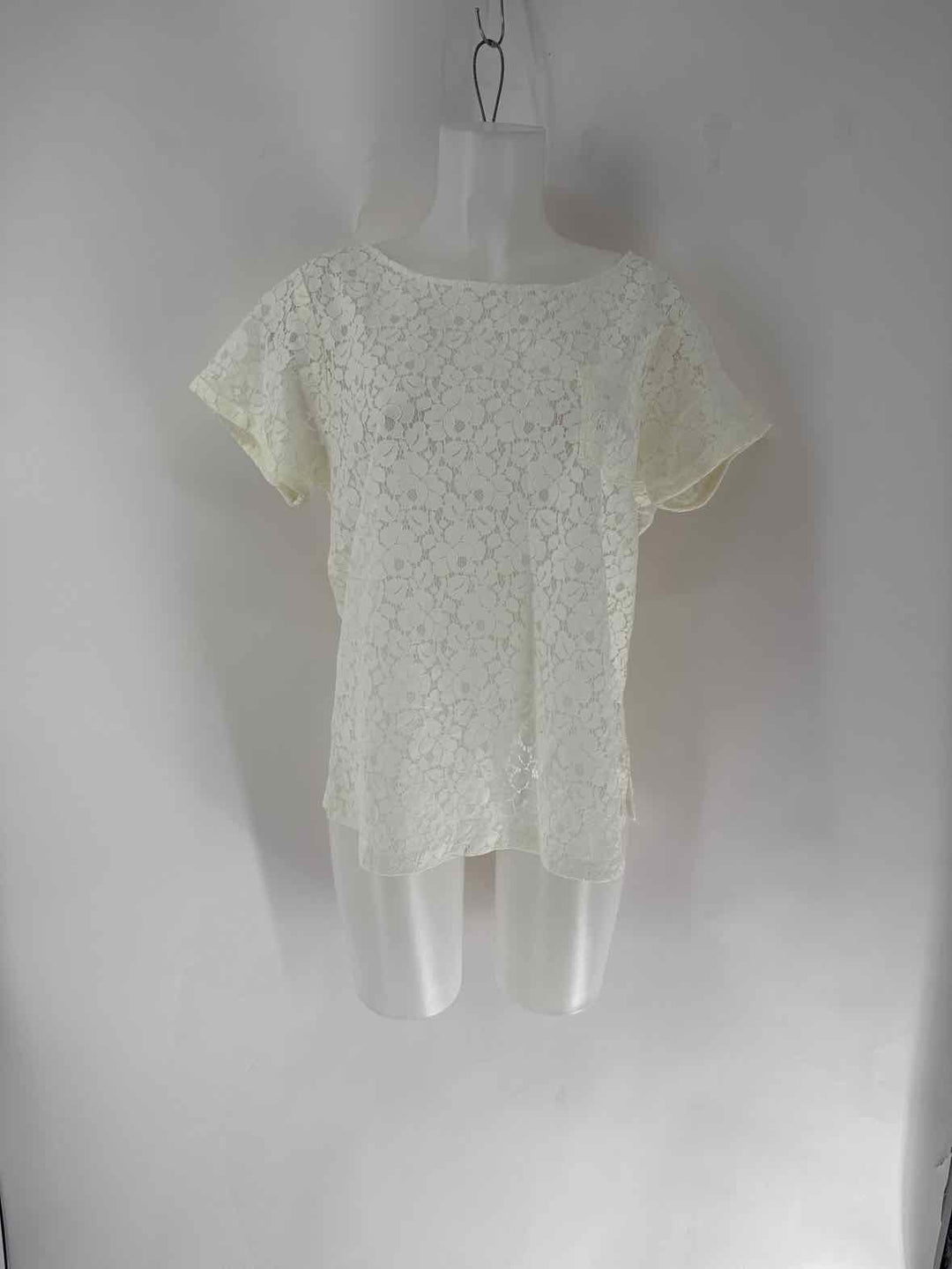Size L GAP White Lace Shirt