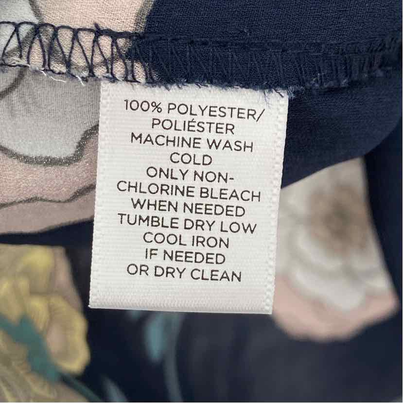 Size S/M LOFT Black Print Shirt