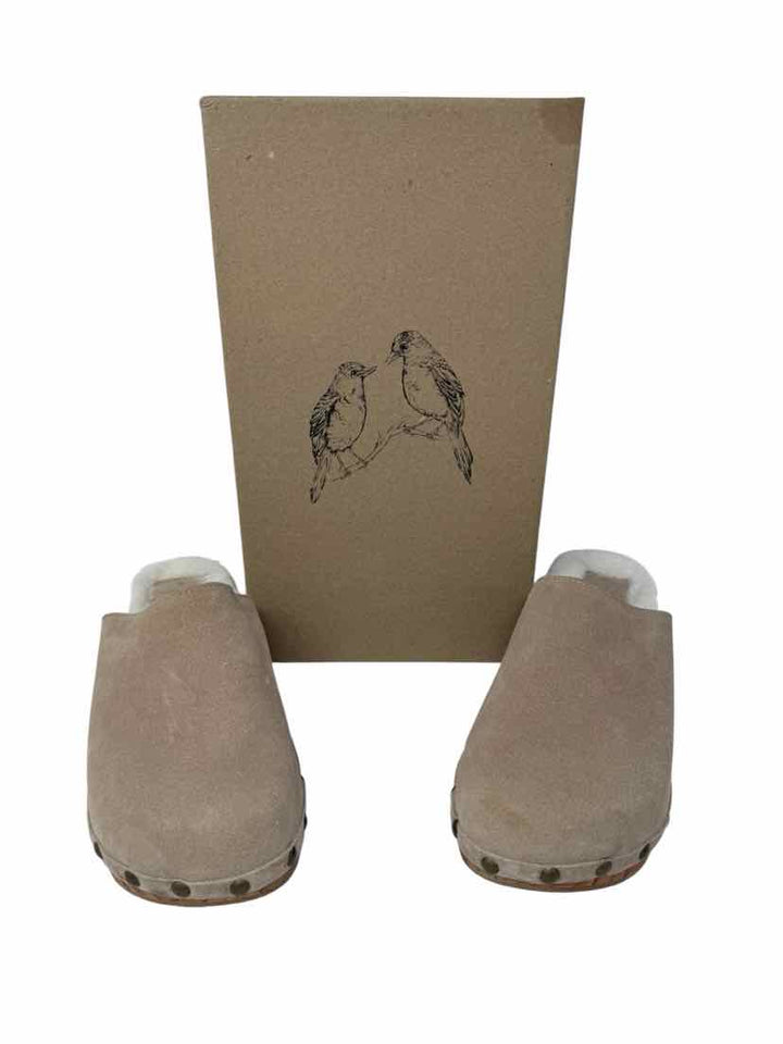 Shoe Size 8 Tan Suede Flats