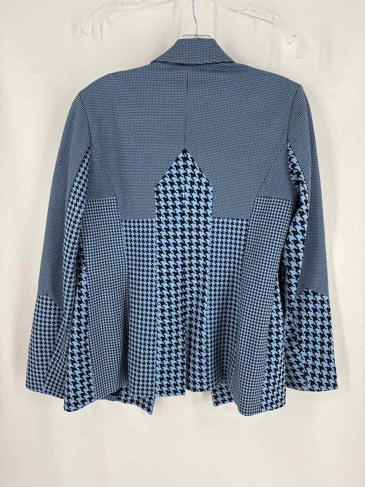 Size 6 CARLISLE Blue Print Blazer