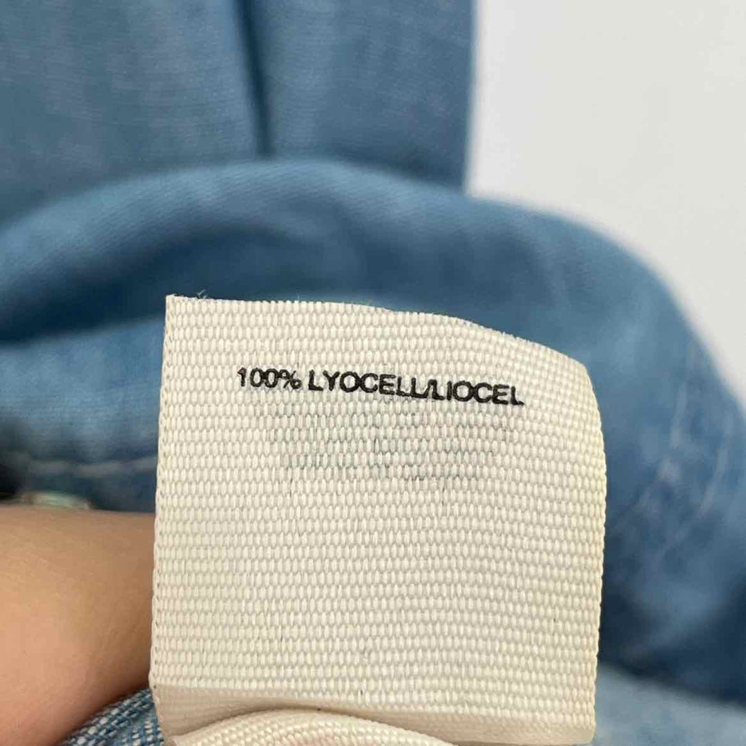 Size 1X RACHEL ROY Blue Chambray Dress