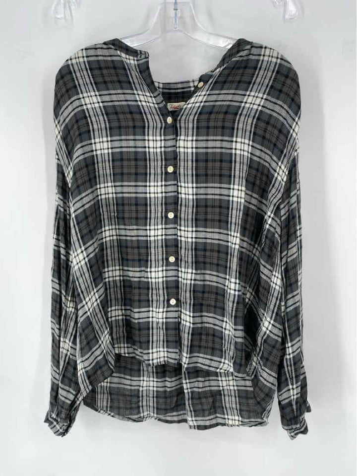 Size L FAHERTY gray print Shirt