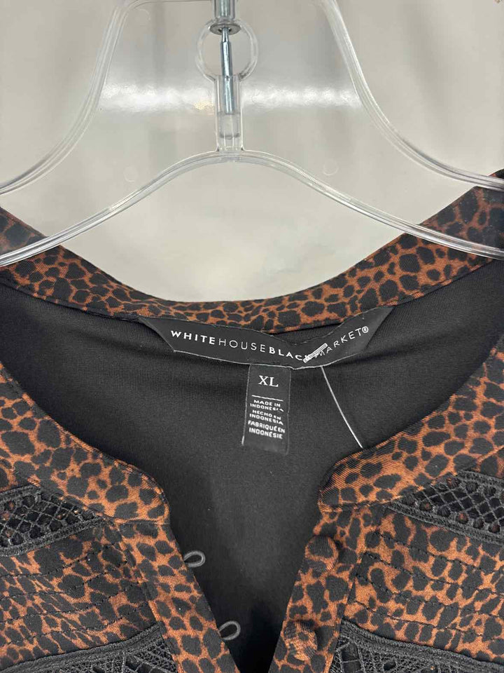 Size XL White House Black Market Tan Shirt