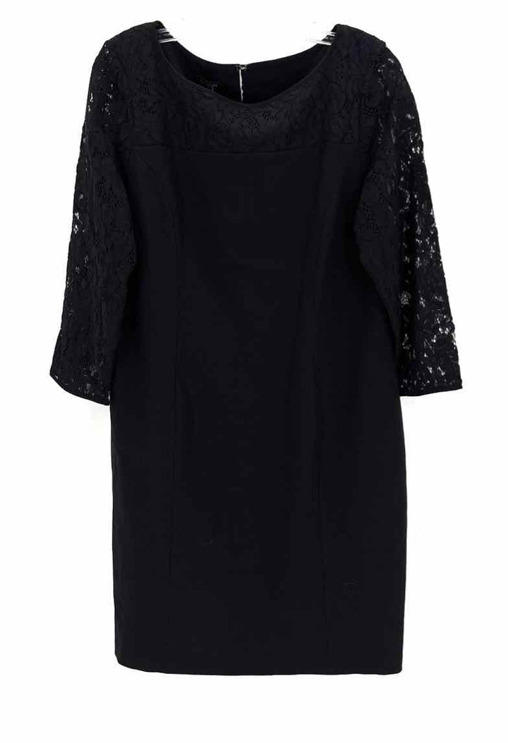 Size 14 Talbots Black Knit Dress