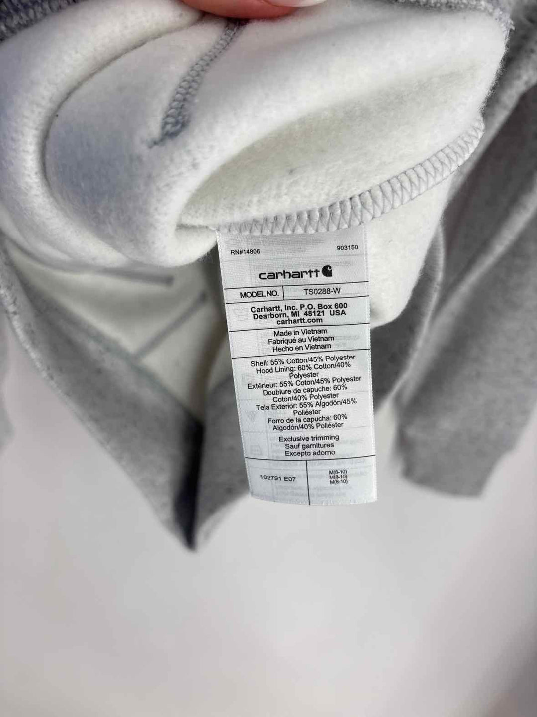 Size M CARHART Gray Sweater