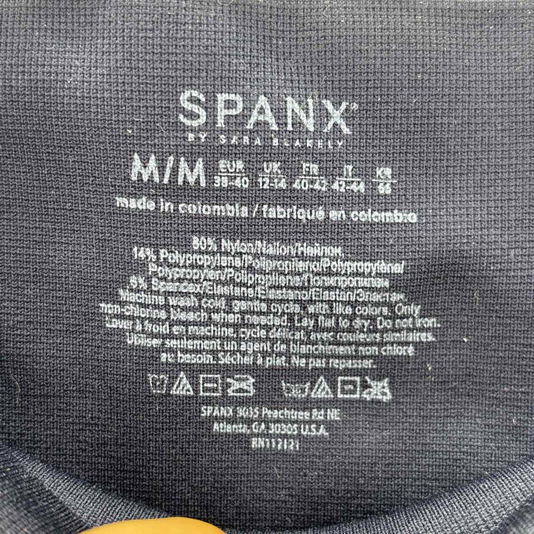 Size M SPANX Navy Knit Leggings