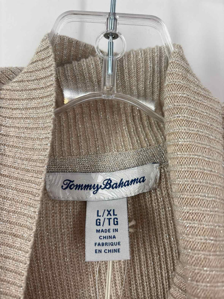 Size L TOMMY BAHAMA Gold Knit Sweater